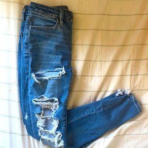 AE high rise super stretch jeans